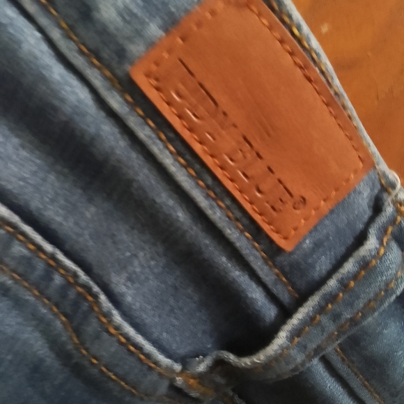 Trendy Distressed Blue Skinny Jeans Judy Blue Los Angeles Size 2XL X 29" Inseam - Picture 6 of 16